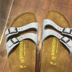 Birkenstock Sky Blue Double Strap Sandals